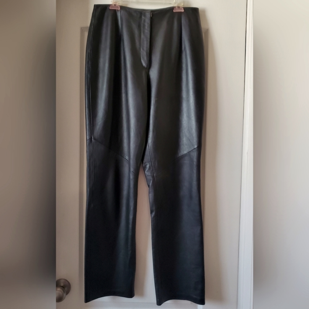 Yvonne & Marie Black Leather Pants